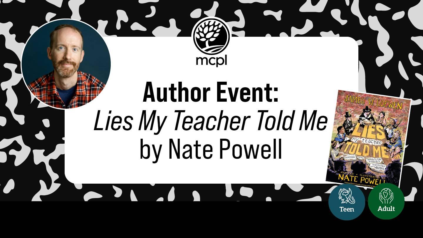 Author Event: Lies My Teacher Told Me by Nate Powell