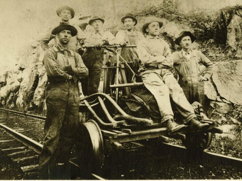 Men on Railcar