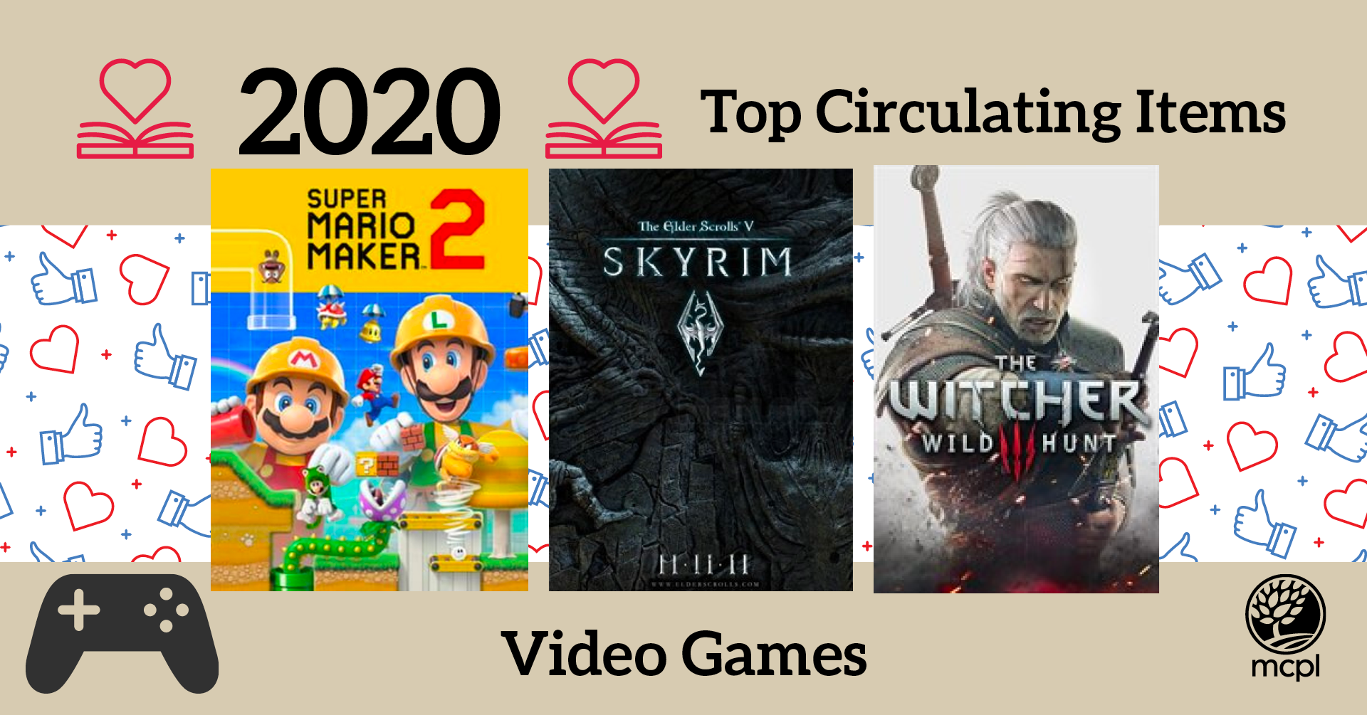 2020 Top Circulating Items: Video Games