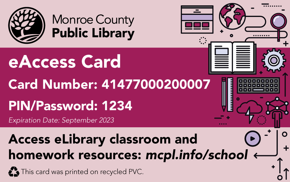 eAccess for Schools card