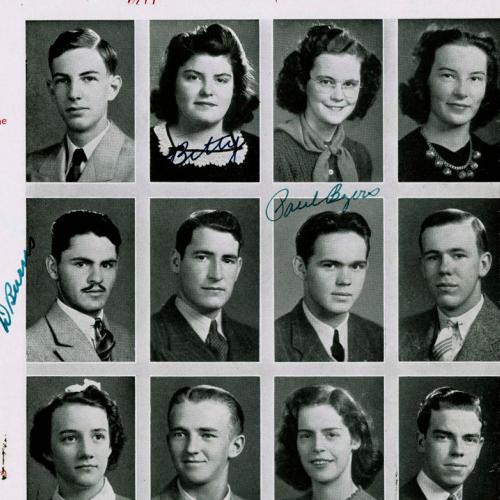 Bloomington High School Yearbook, 1941