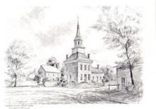 County Courthouse from 1826 where library was located.